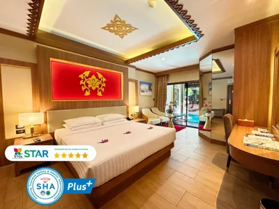 Deluxe King con accesso alla piscina — Quality Beach Resorts and Spa Patong